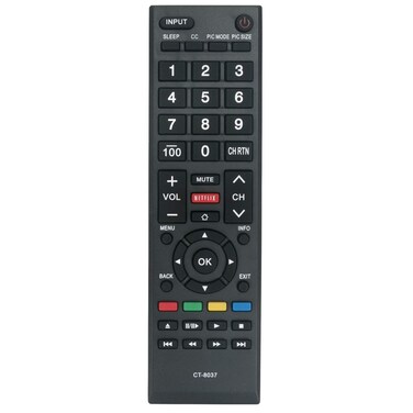 CT-8037 Remote Control Replacement for Toshiba TV 65L5400 65L5400U 65L5400UC 50L3400