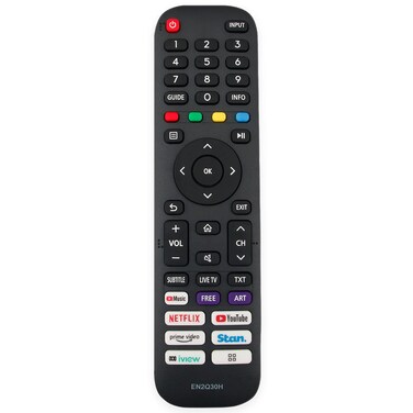 ECONTROLLY EN2Q30H Replace Remote Control Compatible with HISENSE Smart 4K LED TV Remote Control 65Q7 65SX 70S5 100L5F