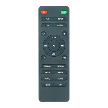AULCMEET New Replacement Remote Control fit for VMAI S4 FS21HS-L TV Sound Bar Soundbar Audio Speaker System