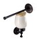 Leyden Bronze Toilet Brush Holder,Oil Rubbed Bronze Toilet Brush Plunge Retro Toilet Bowl Brush Bathroom Accessories Wall Mounted
