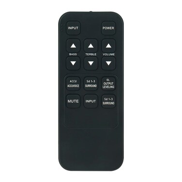 Replacement Remote Control fit for ZVOX Omni SoundBar Speaker AV205 AV157 AV200