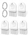 Paper Towel Dispenser Key, Mellbree 5-Pack Toilet Paper Dispenser Key Universal Replacement
