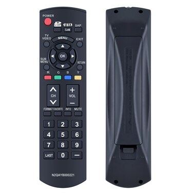 ZWP N2QAYB000221 Replacement Remote Control fit for Panasonic Plasma TV TC-26LX85 TC-32LX85 TC-37LZ85 TQB2AA0775 TY-WK32LR2W TH-42PX80 TH-50PX80 TH-42PX80U TH-50PX80U TC-37LZ85X TH-42PZ80 TH-46PZ80