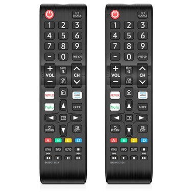 &atilde;&euro;Pack of 2&atilde;&euro;&lsquo; New Universal Remote Control for All Samsung TV Remote, Replacement Compatible for All Samsung Remote Control for Smart TV, LED, LCD, HDTV, 3D, Series TV