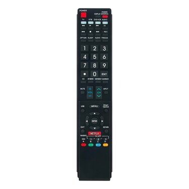 ECONTROLLY 600154000-579-G Remote Control Compatible with Sharp 600154000579G TV Remote Control Netflix LC-50LE650 LC-50LE650U LC50LE650 LC50LE650U