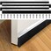 Lounsweer 2.5 x 39.3 Inch Brush Door Sweep PP Hair Aluminum Alloy Sweep Seal Sliding Door Brush Seal Strip Easy Mounting Thresholds Sweep for Replacement(4 Pcs)