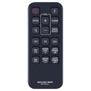 ZWP AKB74935621 Sound Bar Replacement Remote Control for LG Sound Bar SJ2 SPJ2B-W SJ2.AEUSLLK SJ2.DEUSLLK sub COV33552424