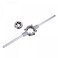 uxcell Die Stock Handle Wrench Set, M15 x 1.5 Threading Round Die and 38mm (Fit M12-M16 Dies) Holder Adjustable Wrench Hand Tool
