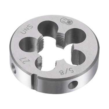 uxcell Round Threading Dies 5/8"-27 UNS, Alloy Tool Steel Machine Thread Repair Hand Tool