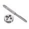 uxcell M6 x 1mm Metric Left Hand Tap and Die Set, Machine Thread Screw Tap with Round Threading Die, Tap &amp; Die Kit for Nut Screw Bolt Thread Repair