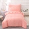Wowelife 4 Pieces Toddler Bedding Set Tufted Pink, Upgraded Jacquard Tufts Lightweight Toddler Bed Set for Girls and Boys, Super Breathable and Comfortable for Toddlers(Pink)