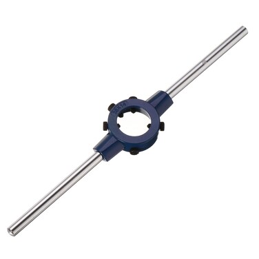 uxcell Round Die Stock Handle Wrench 38mm(1.5") Adjustable Threading Die Wrench Handle Holder for Bolt Thread Repair Bar Tools (Fit M12-M14 Metric Dies / 38mm Outer Dia. Dies)