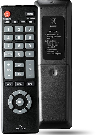 NH315UP Universal Replacement Remote Control Compatible with All Sanyo LED LCD HDTV TV