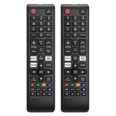 Replacement for Samsung Smart TV Remote, 2-Pack Control Remote for Samsung Smart TV, Universal Remote Control for Samsung TV, for Samsung Control Remote Smart TV, LED, LCD, HDTV, 3D, Series TV