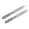 uxcell Spiral Flute Taps, 1/4-28 UNF 2B High Speed Steel (HSS) Uncoated Machine Thread Milling Threading Screw Tap 3 Flutes Tapping Tool 2pcs