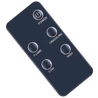 ZWP Replacement Remote Control fit for PuraFlame Western EF42D-FGF EF45DFGF EF45D-FGF EF43D-FGF EF302A 3D Electric Fireplace Heater