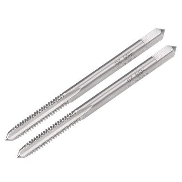 uxcell Machine Tap, #6-32 UNC 2B Class High Speed Steel Screw Thread Threading Milling Taps Tapping Tool 2pcs