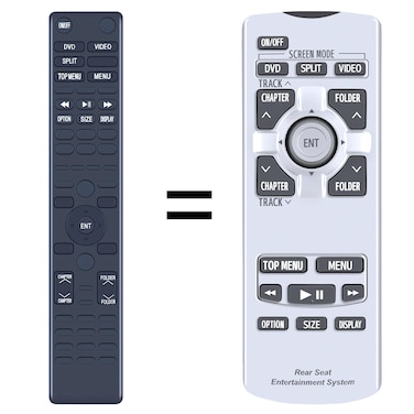 Replacement 86170-45070 Remote Control Compatible for 2011 2012 2013 2014 Toyota Sienna XLE Rear Entertainment Remote 86170-45070