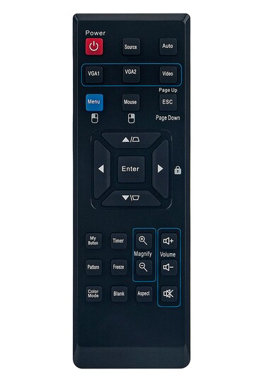 Replace Remote Control Compatible with ViewSonic Projector PJD5223 PJD5221 PJD5133 PJD5133 PJD5233 PJD5523W PJD5353 VS14116 VS13869 VS14112 VS14114 VS13870 PJD5123