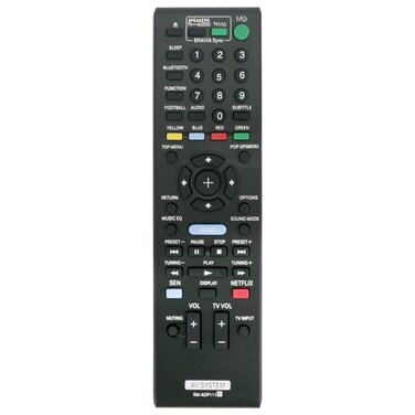 Allimity RM-ADP111 Replace Remote Compatible with Sony Blu-ray Disc DVD Home Theatre System BDV-E4100 BDV-E2100 BDV-E6100 BDV-E3100 SS-TSB121 SS-WSB122 SS-CTB121 SS-CTB122 SS-WSB123 SS-TSB122