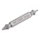 uxcell Damaged Screw Tap Extractor, 0# Chrome Plated High Speed Steel 4341 Stripped Broken Screw Remover, 1.96mm Threaded Tip 1.8mm Drill Bit