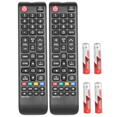 &atilde;&euro;Pack of 2&atilde;&euro;&lsquo; BN59-01289A Remote Control Compatible with Samsung TV TM1240A MU6070 Series UN40MU6290 UN43MU6290 UN43MU6290F UN50MU6070 UN50NU710D UN55MU6290 Replacement Controller with Batteries