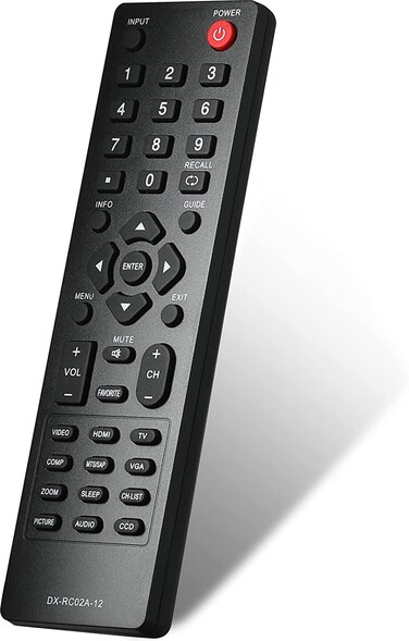 Universal Replacement Remote Control Fit for All Dynex TV, Include LCD LED HDTV TVs