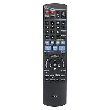 N2QAYB000197 Replace Remote Control Compatible with Panasonic DVD Recorder DMR-EZ485VK DMR-EZ37V DMR-EZ485V DMR-EZ48V