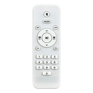 Allimity White Replaced Remote Control Fit for KLIM B4 CD PLAYER RADIO BOOMBOX