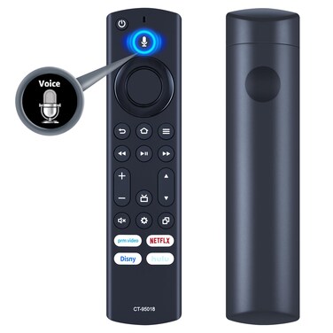 CT-95018 Voice Remote Control Replacement Compatible for Toshiba &iuml;&frac14;&dagger; Insignia 4K LED UHD Smart TV 40C350KU 43C350KU 50C350KU 55C350KU 65C350KU 75C350KU NS-24F202NA22 NS-42F201NA22 NS-55F301NA22