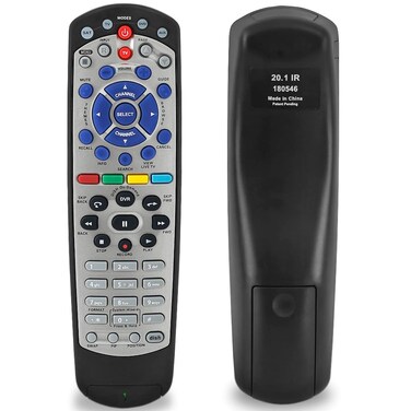 IR Remote Control for Dish Network 20.1 Remote Control, JKZTJOF Receiver Remote for Dish Network 20.1 IR Satellite Receiver TV DVD AUX