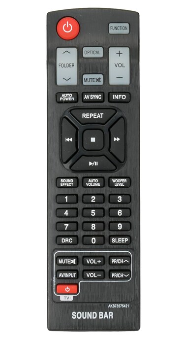 Replace Remote Control Compatible with LG Soundbar NB3531A NB3520A2 NB3520ANB NB3530ANB NB4532B NB4530B NB4530A NB4540 NB4542 NB4543 NB5540A NBN36 LAP440W NB4530B NB3532A NB3530A