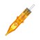 Tattoo Cartridge Needles, ATOMUS 10pcs 1RL 3RL 5RL 7RL 9RL Round Liner Disposable Tattoo Needle (Yellow 1RL 10pcs)
