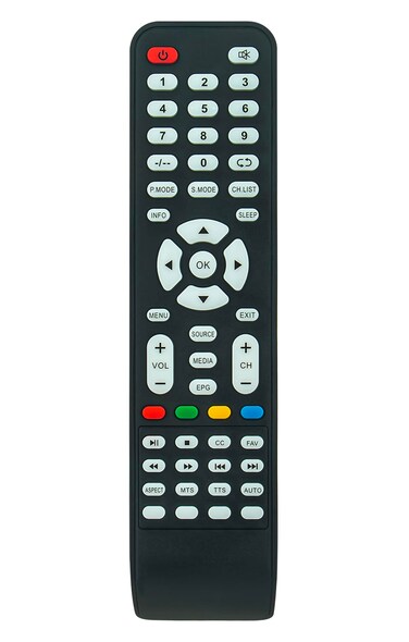 RC5504D Replace Remote Control fit for Supersonic 4K UHD TV SC-4344K SC-4014K SC-4314K
