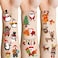 Apeso Christmas Temporary Tattoos for Kids, 24 Sheets Fake Cute Tattoo Stickers Waterproof for Body Face, Birthday Christmas Party Favors Supplies Stocking Stuffers Gifts for Boys Girls