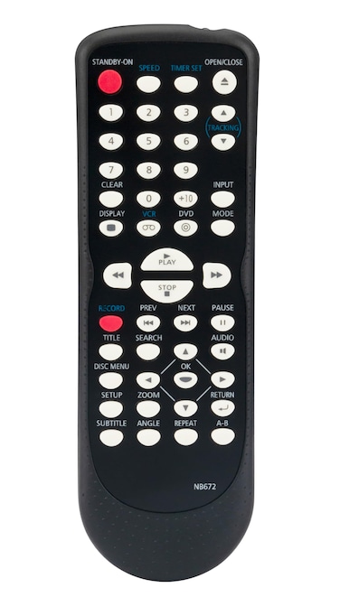 NB672UD Replace Remote Control Compatible with Magnavox DVD/CD Player with Video Cassette Recorder DV220MW9/VCR DV220MW9A GDV228MG9 DV225MG9C DV225SL8 DV225MG9 DV225MG9A DV226MG9 DV226MG9B