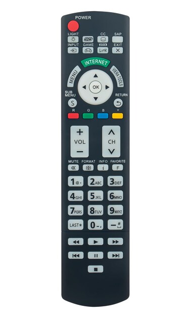 N2QAYB000571 TV Remote Control Replacement Compatible with Panasonic Viera Plasma 3D HDTV TC-P65GT30 TC-P65VT30 TC-65PST34 TC-P55VT30 TC-L32DT30 TC-P60GT30 TC-L37DT30 TC-P50GT30 TC-P55GT30 TC-P55VT30