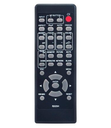 R025H HL03037 Replace Projector Remote Control Compatible with Maxell LCD Projector MC-EU4501 MC-EW5001 MC-EX5001 MC-WU5505 MC-WU5501 MC-WX5505 MC-WX5501 MC-X5555 MC-X5551 MP-WU5603 MP-WU5503