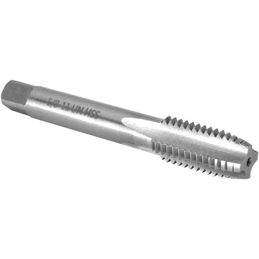 Burkit 5/8"-11 UNC Thread Tap Right Hand, HSS 5/8 x 11 UNC Straight Fluted Machine Tap