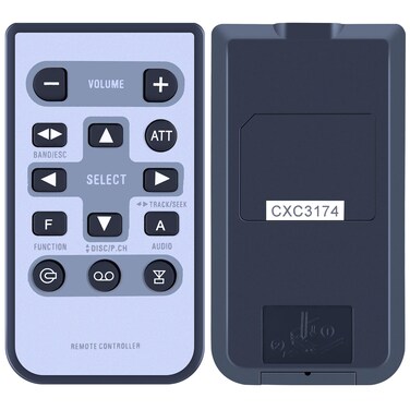 CXC3174 Replacement Remote Control Compatible for Pioneer CD/MP3/WMA/CASSETTE Player FH-P4200MP FH-P4200MP/XU/UC FH-P4200MP/XU/ES FH-P4200MP/XU/CN