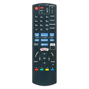 N2QAYB001206 Replace Blu-Ray Disc Player Remote Control Compatible with Panasonic Streaming 4K Blu Ray Player DP-UB820 DP-UB820-K DP-UB820PCK UB820EB-K DP-UB820EB-K
