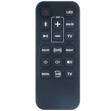 Replacement Remote Control Soundbar Commander fit for Klipsch BAR 48 Cinema 800 Cinema 600 Sound Bar