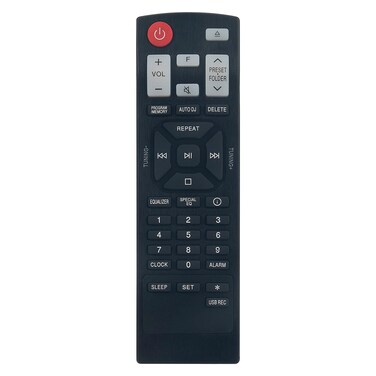 AKB75815301 Replacement Remote Control Compatible with LG CD Home Audio CK43 CM4590 CJS45F CJS45W
