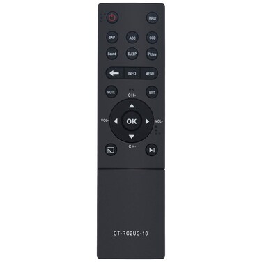 CT-RC2US-18 Replacement Remote Fit for Toshiba LED TV 0L711U18 55L711U18 50L711M18 55L711M18 43L511U18 Remote