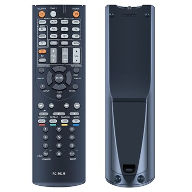 RC-801M Replacement Remote Control for Onkyo AV Receiver HT-R990 M-5000R HT-S8400 HT-S7400 TX-NR509 HT-RC360 HT-S9400THX HT-R648 HT-R690 HTR690 TXNR509 HTS7400 HTRC360 HTR990 M5000R