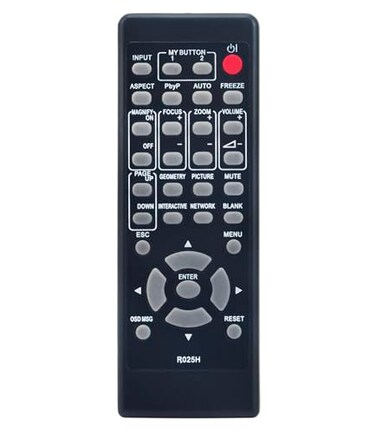 R025H Replace Projector Remote Control Compatible with Hitachi Projectors CP-X8160 CP-WU8450 CP-WU8440 CP-WX8255 CP-WX8240 CP-SX8350 CP-WX5500 CP-WX8255 CP-WX8240 CP-X8160 CP-X8150 CP-SX8350 CP-WU8450