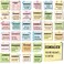 Copkim 32 Pcs Boho Mental Health Fridge Magnets Positive Affirmation Magnets Inspirational Words Refrigerator Magnet for Office Staff Teacher Motivational Gift