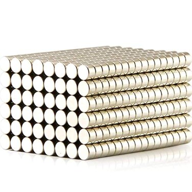 WOTOY 300 Pieces 2x1mm DIY Multi-Use Refrigerators Magnets for Fridge Door Whiteboard Bulletin Boards Round Small Magnet