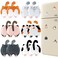 Xuhal 12 Pcs Cat Butt Magnets for Refrigerator Cute Cat Fridge Magnets Cat Bum Kitchen Magnets Funny Novelty Gift for Cat Lovers and Pet Parents, 6 Style