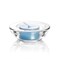ELIVIA Clear Tealight Candle Holders - Set of 12, Round Chunky Glass Candle Holder, 3&quot; Diameter - CH01